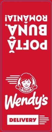 Rola etichete, 1000 buc/rola personalizat Wendy's