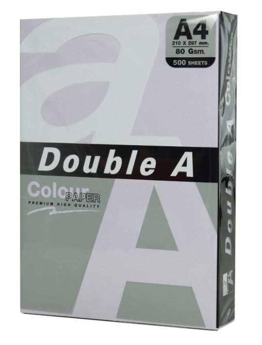 Hartie color pentru copiator A4, 80gsm, 500coli/top, Double A - pastel lavender