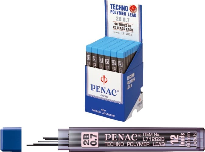 Mine pentru creion mecanic 0.7mm, 12/set, PENAC - B