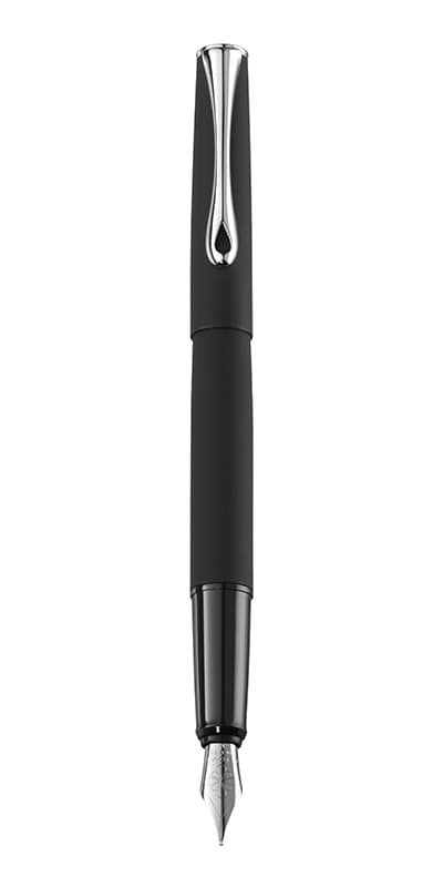 Stilou DIPLOMAT Esteem, cu penita M, din otel inoxidabil - lapis black
