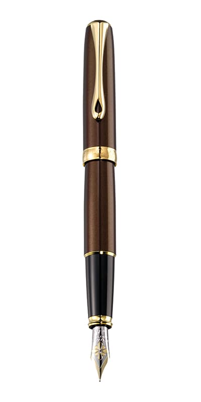 Stilou DIPLOMAT Excellence A2, cu penita M, aurita 14kt. - Marrakesh Gold