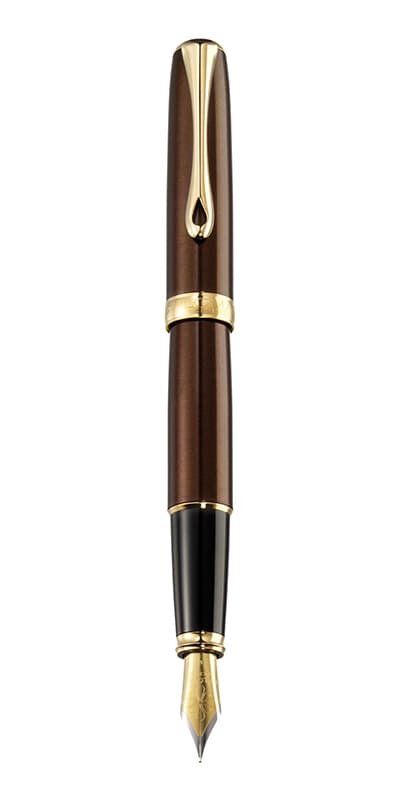 Stilou DIPLOMAT Excellence A2, cu penita M, din otel inoxidabil - Marrakesh Gold