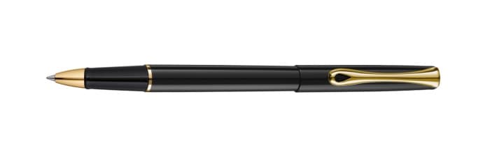 Roller DIPLOMAT Traveller - black lacquer gold
