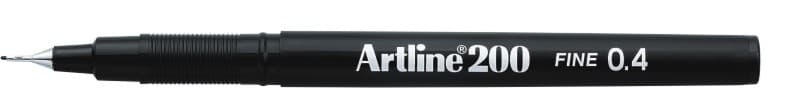 Liner ARTLINE 200, varf fetru 0.4mm - negru