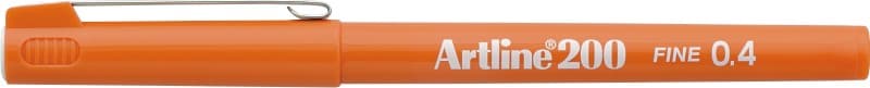 Liner ARTLINE 200, varf fetru 0.4mm - portocaliu