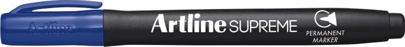Permanent marker ARTLINE Supreme, corp plastic, varf rotund 1.0mm - albastru