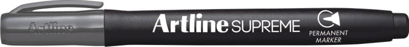 Permanent marker ARTLINE Supreme, corp plastic, varf rotund 1.0mm - gri