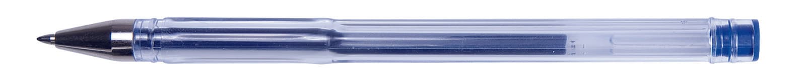 Pix transparent cu gel, varf 0.5mm, Office Products - albastru