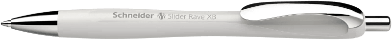 Pix SCHNEIDER Slider Rave XB, rubber grip, accesorii metalice, corp silver grey - scriere albastra