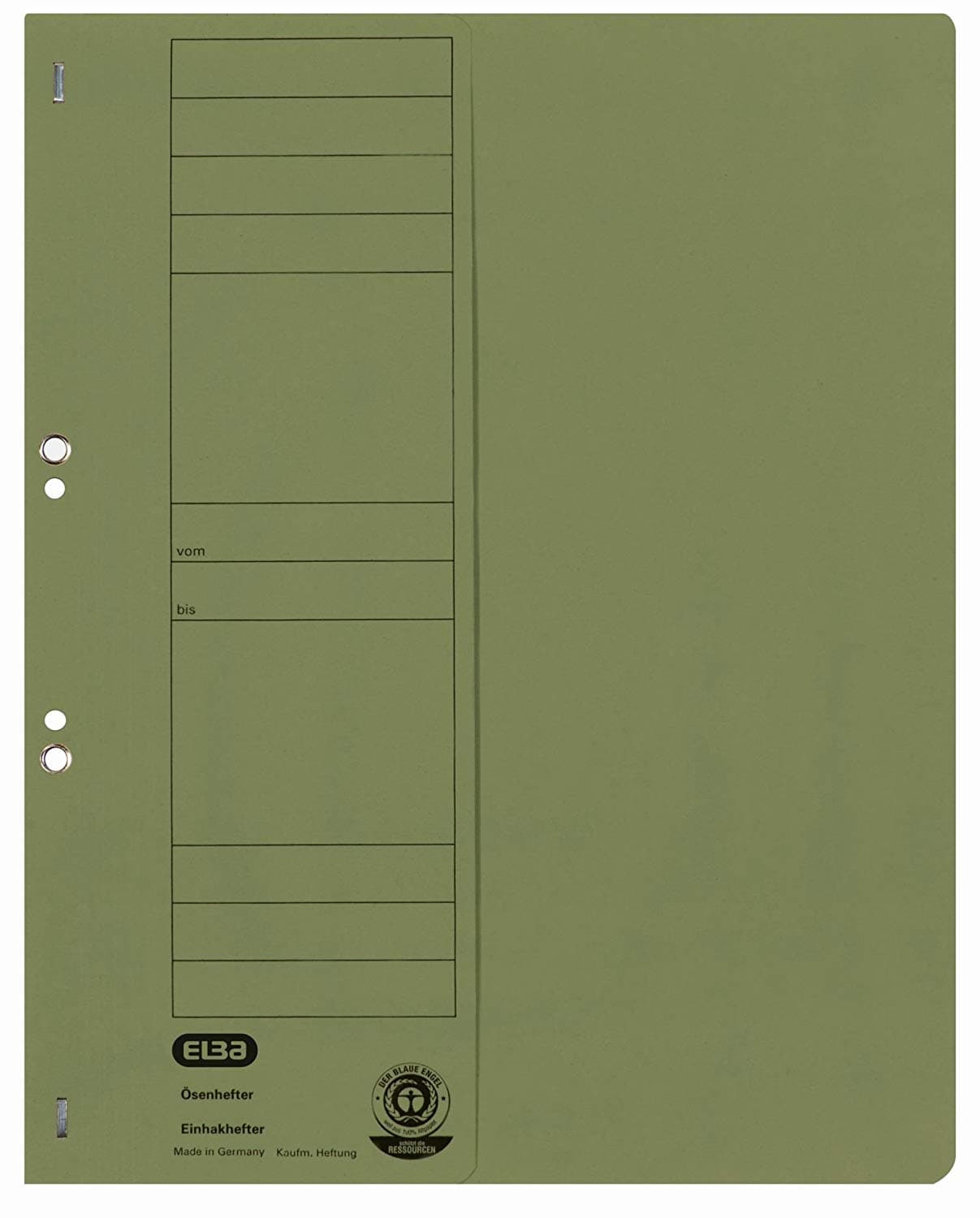 Dosar carton cu capse 1/2 ELBA Smart Line - verde