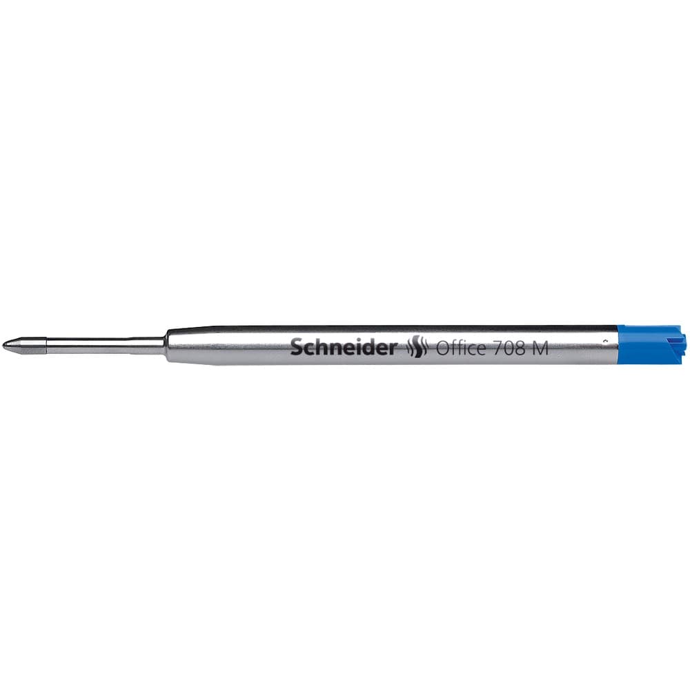 Rezerva metalica SCHNEIDER buro 708M (tip Parker) - albastru