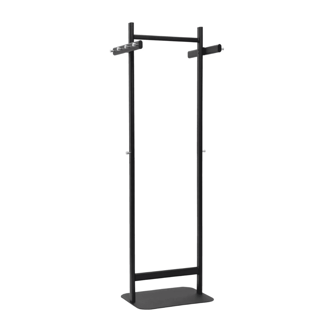Suport pentru haine, din metal, 60 x 173 x 43 cm, MAUL Salsa - negru