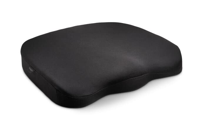 Pernuta ergonomica Kensington, pentru scaun, spuma cu memorie, husa lavabila, negru