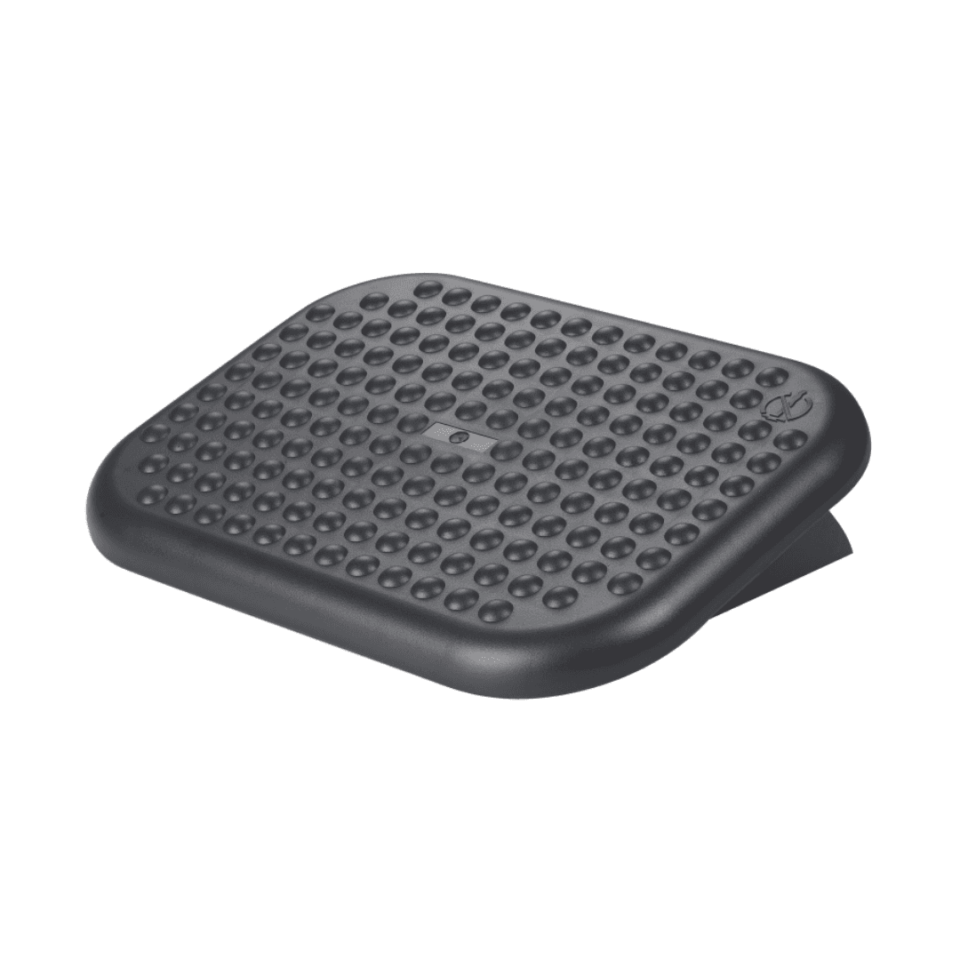 Suport pentru picioare, ergonomic, Q-Connect - negru