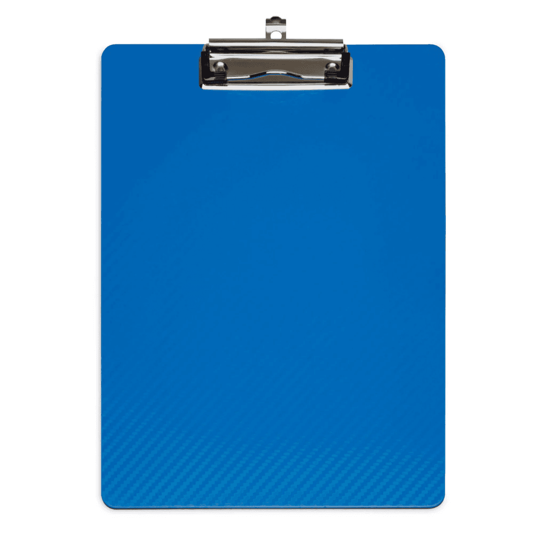 Clipboard simplu A4, plastifiat PP, MAUL Flexx - albastru