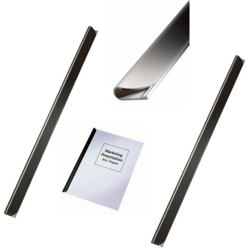 Sina legare documente LEITZ, plastic, A4, 9 mm, 90 coli, 25 buc/set, negru