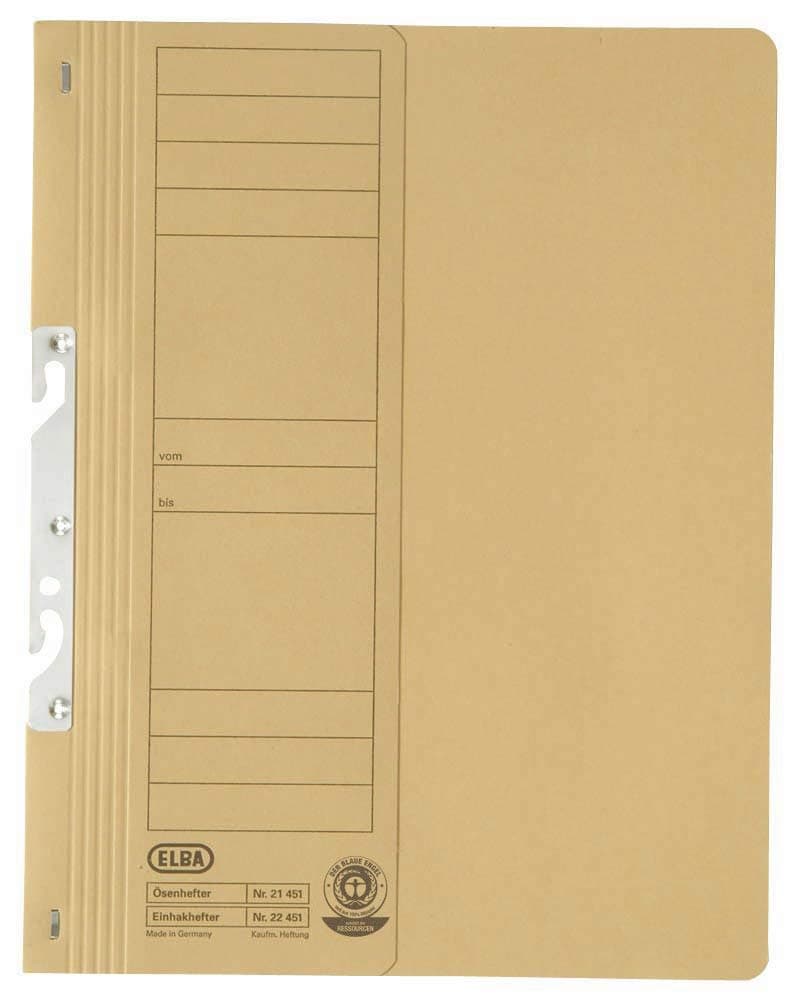 Dosar carton incopciat 1/2 ELBA Smart Line - galben