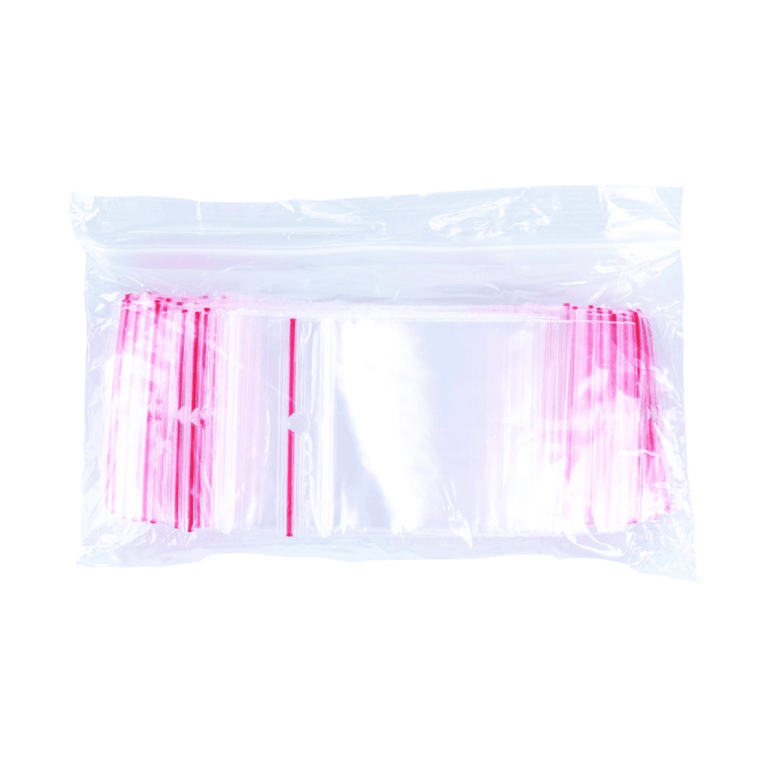 Pungi plastic cu fermoar pt sigilare, 50x 70mm, 40microni, 100buc/set, Office Products-transparente