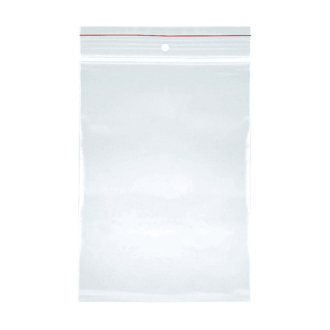 Pungi plastic cu fermoar pt sigilare, 220x280mm, 40microni, 100buc/set, Office Products-transparente