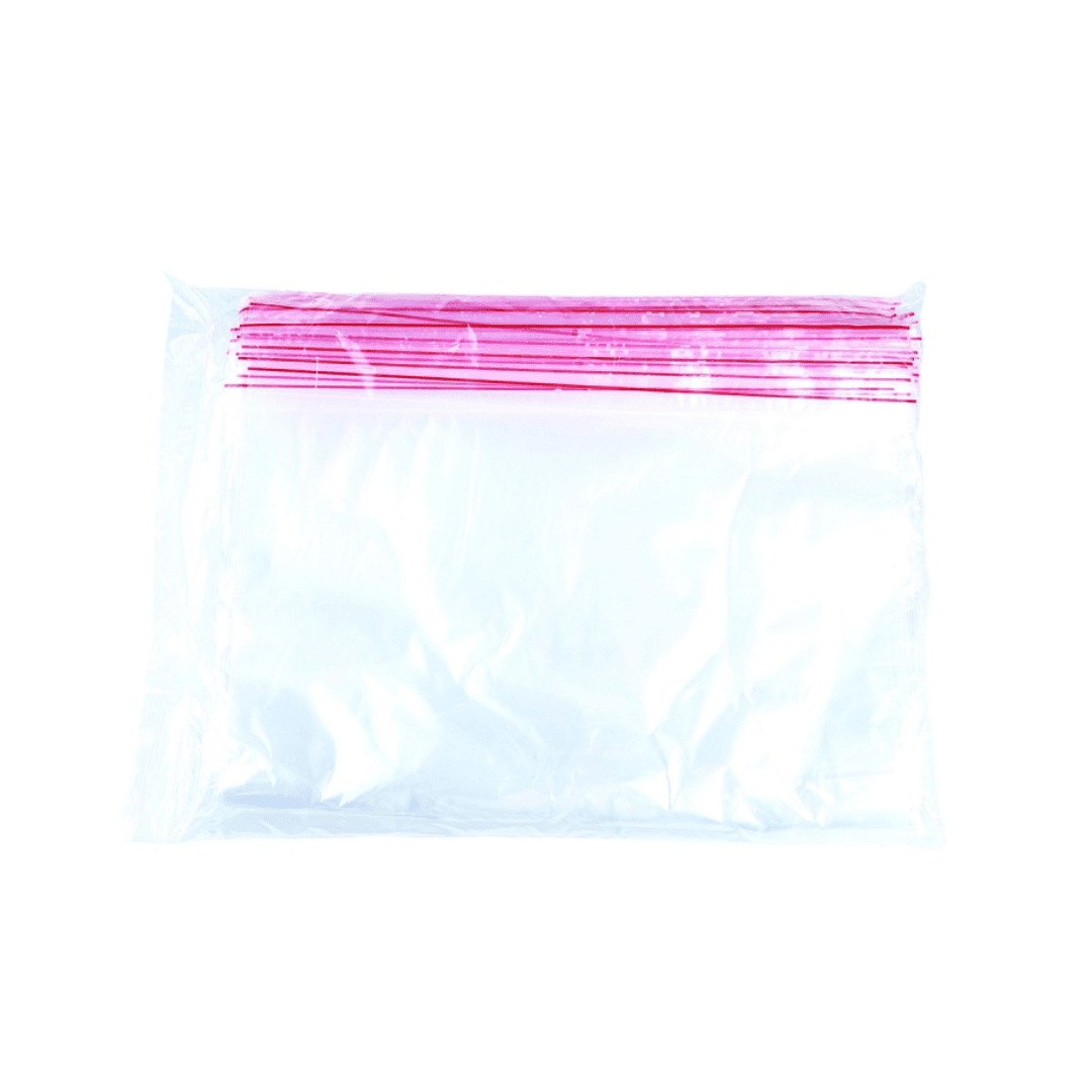 Pungi plastic cu fermoar pt sigilare, 350x450mm, 40microni, 100buc/set, Office Products-transparente