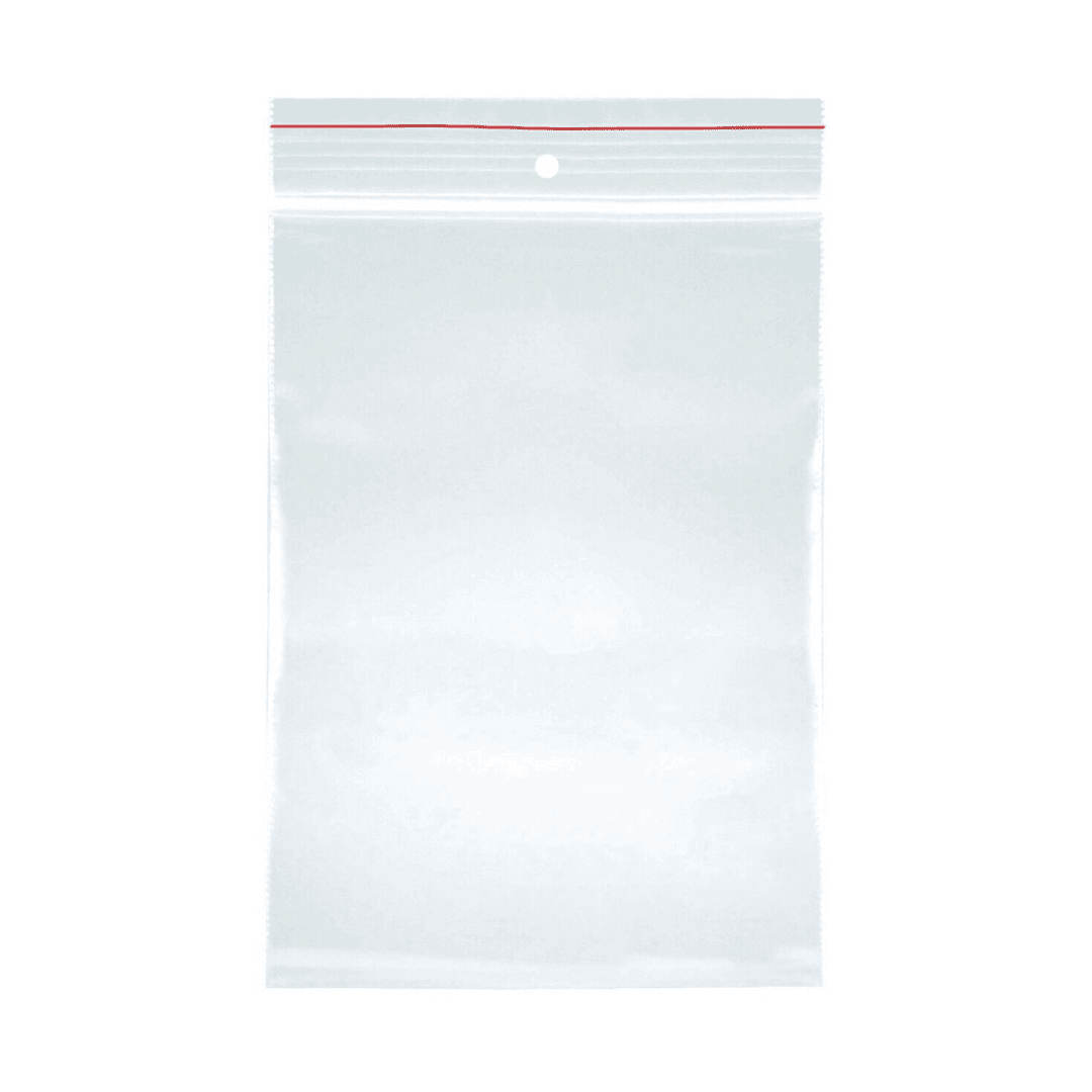 Pungi plastic cu fermoar pt sigilare, 450x500mm, 40microni, 100buc/set, Office Products-transparente