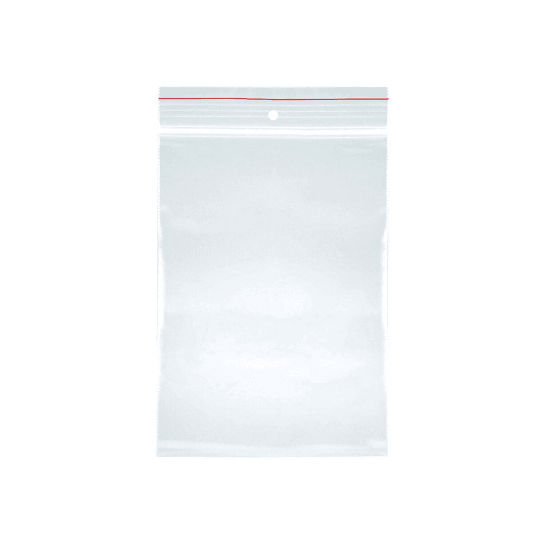 Pungi plastic cu fermoar pt sigilare, 300x400mm, 40microni, 100buc/set, Office Products-transparente