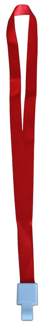 Snur textil, 15mm latime,snap clip, KEJEA - rosu
