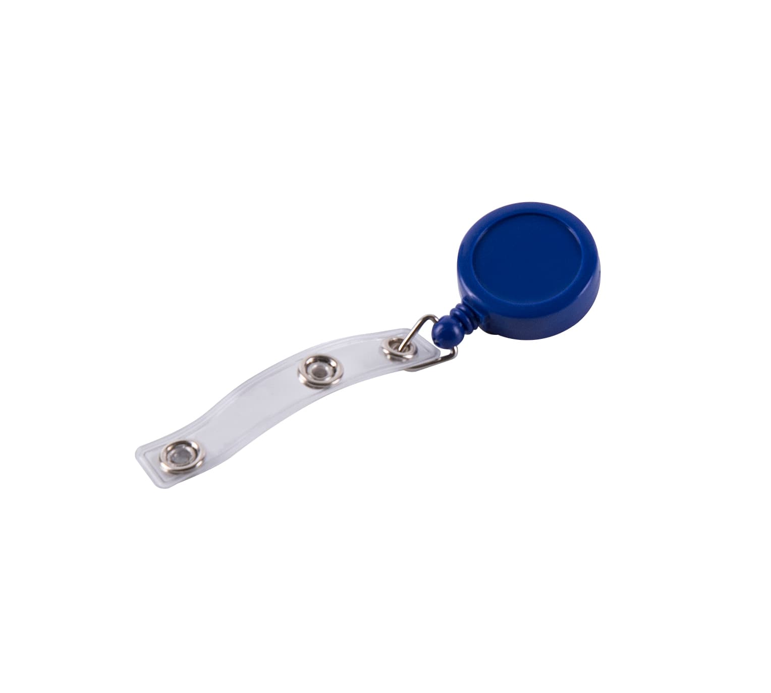 Dispozitiv cu snur retractabil pt. legitimatii, rotund-D20mm, clips curea, KEJEA - albastru