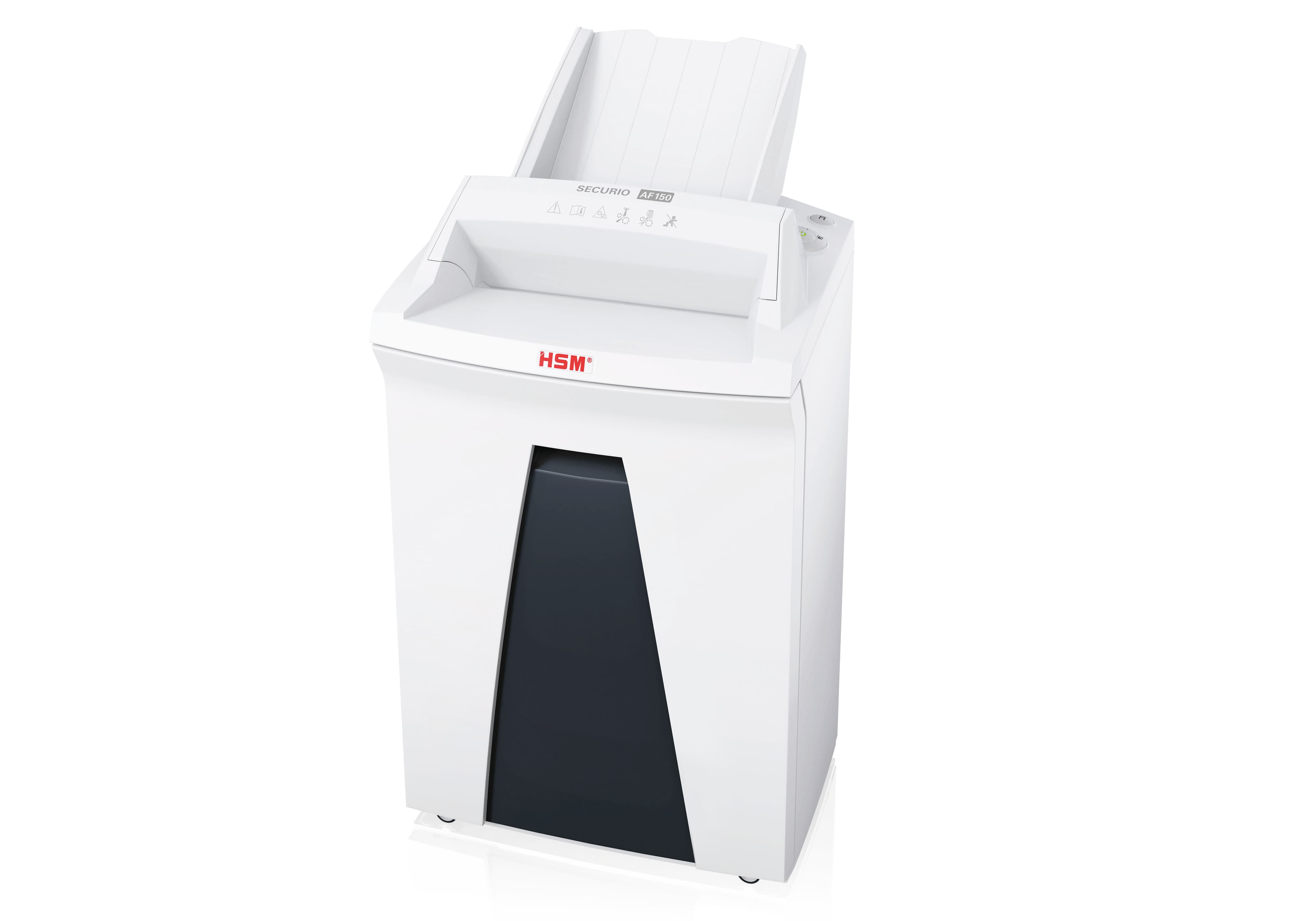 Distrugator documente automat HSM Securio AF150, 8-10 coli, cross cut (4.5 x 30mm), securitate 4