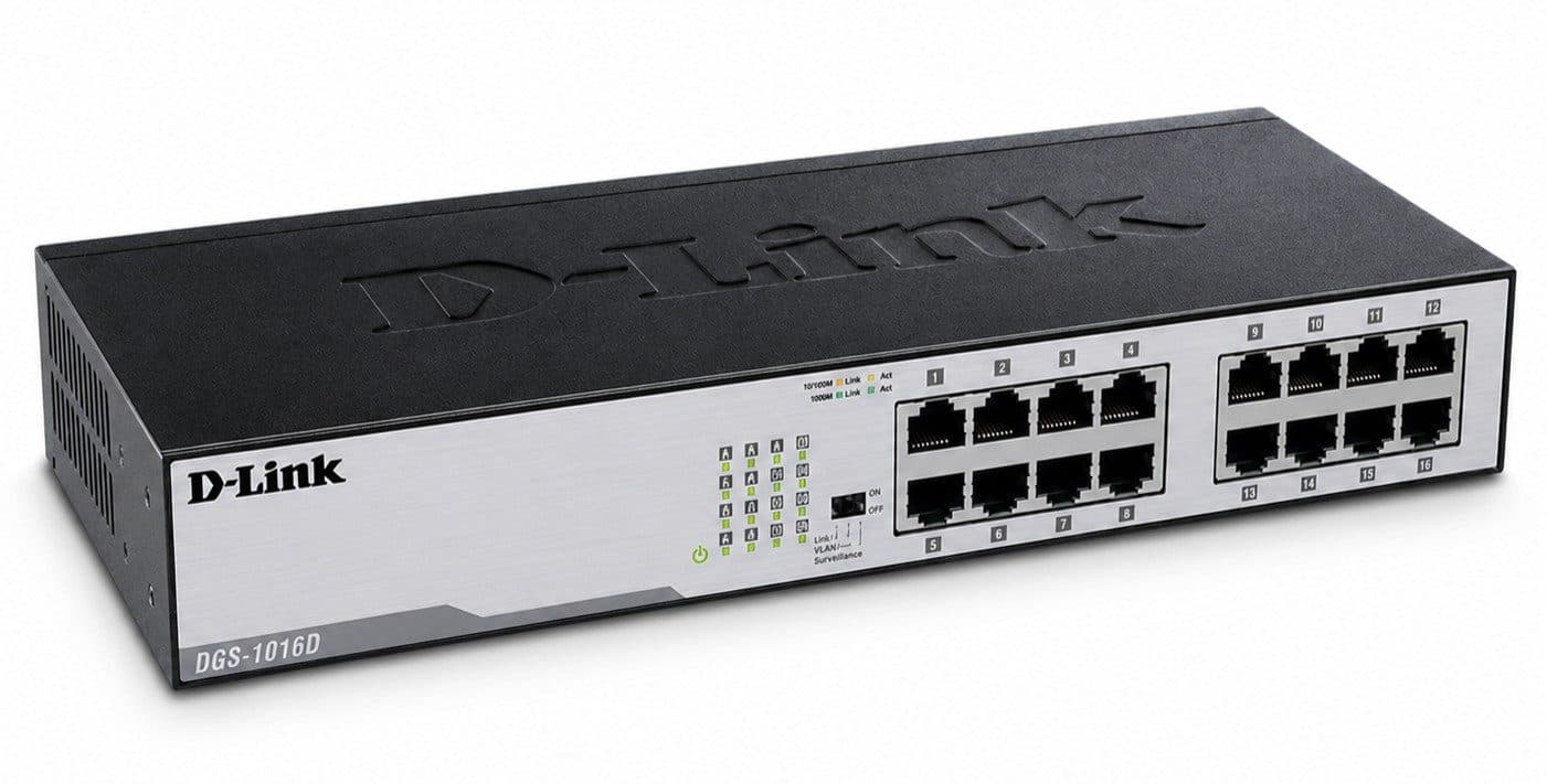 Switch D-Link 16 porturi (DGS-1016D)