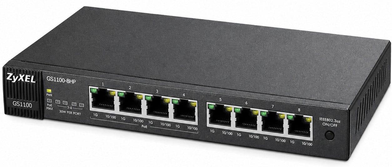 Switch Zyxel GS1100-8HP