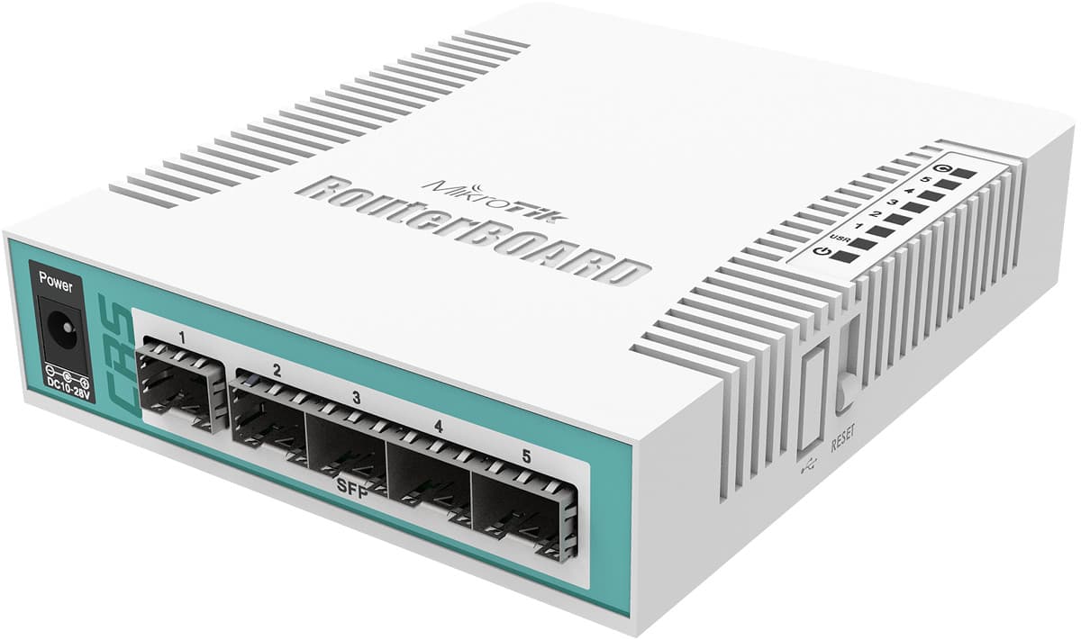 Switch MikroTik CRS106-1C-5S