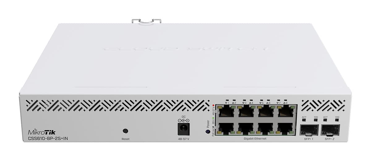 Switch MikroTik CSS610-8P-2S+IN