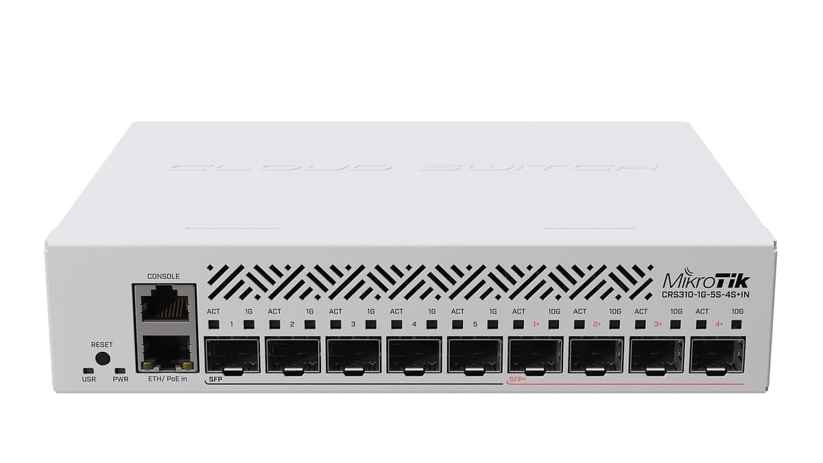 Switch MikroTik CRS310-1G-5S-4S+IN