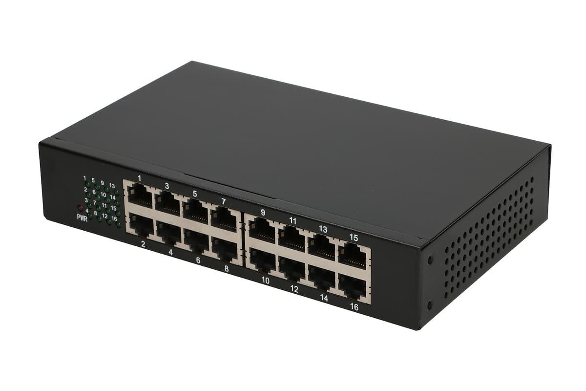 Switch Extralink 10/100, 16 porturi (HEXON)