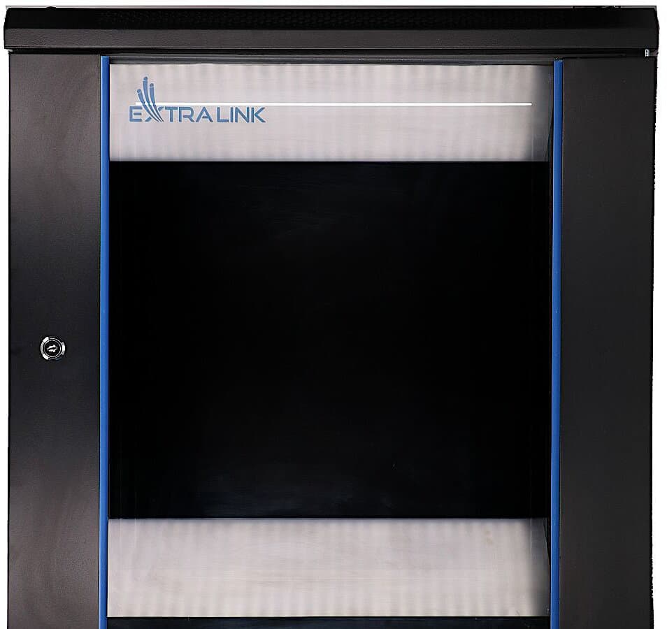 Cabinet Extralink 19" 12U / 450 mm / Negru