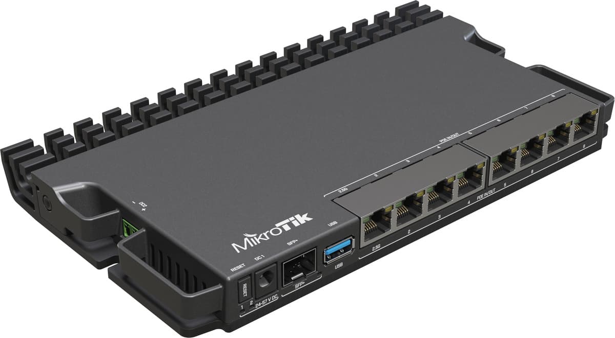 Router MikroTik RB5009UPr+S+IN