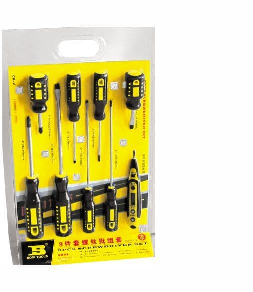 Set 9 șurubelnițe Bosi Tools (BS518909)