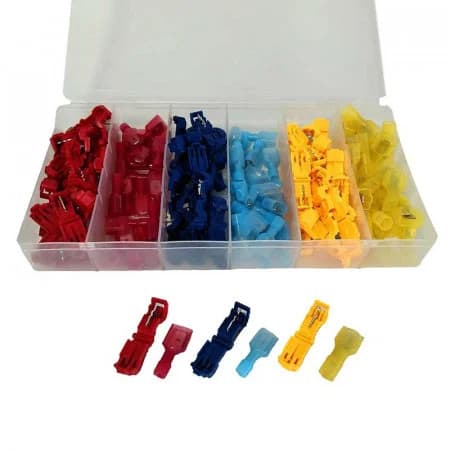 Set 120 bucăți Conectori E-LOCKS pentru conductori electrici tip T