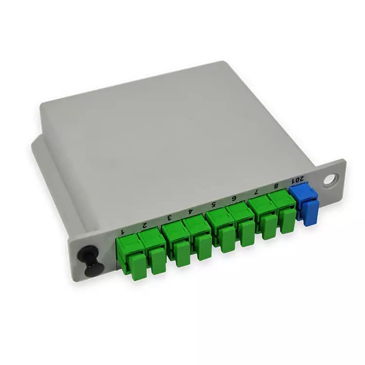 Splitter optic casetat Tuolima PLC SC/APC 1:8