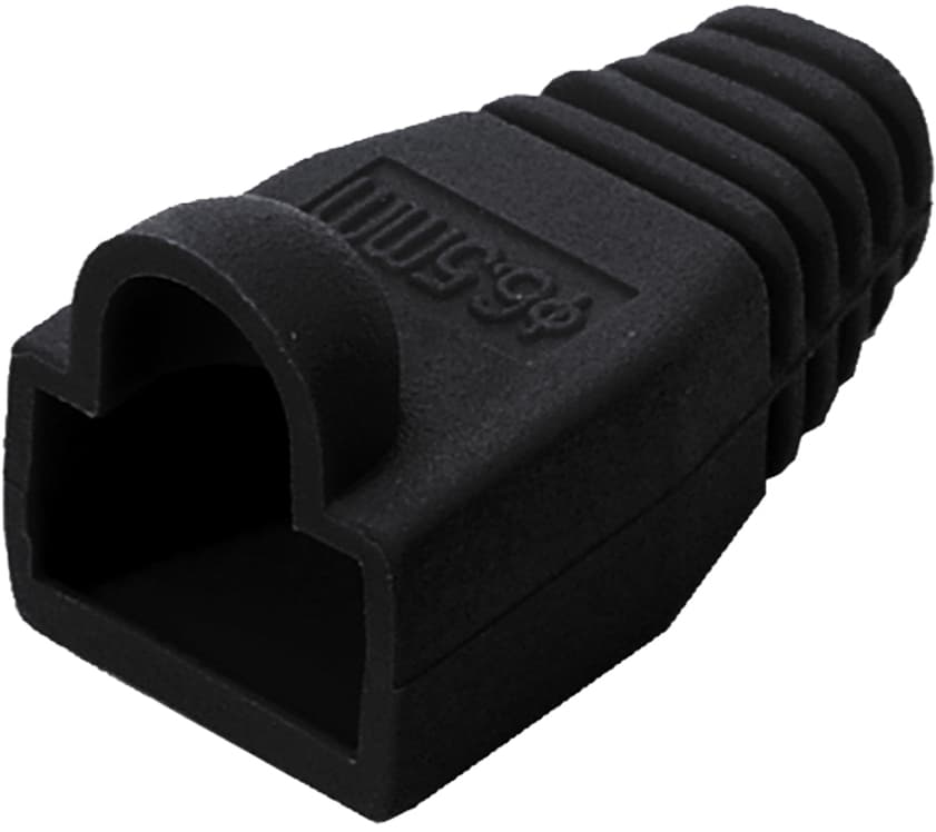 Manșon protecție LogiLink RJ45, negru, 5.8 mm