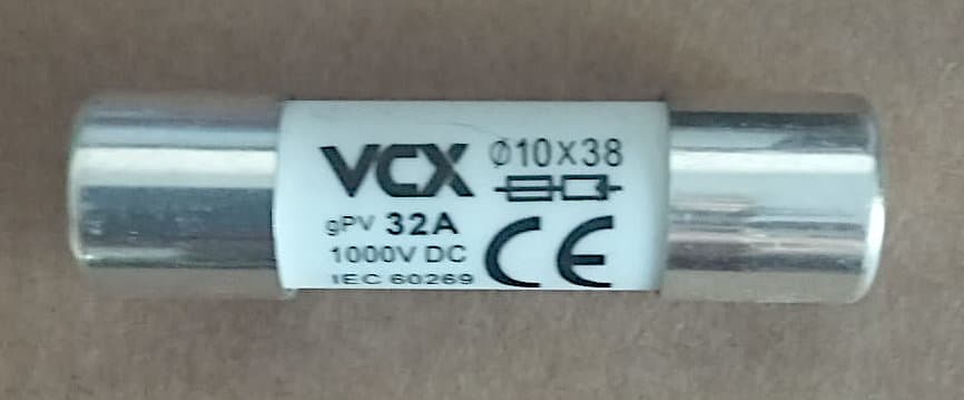 Siguranță fuzibilă DC VCX 32A/1000V