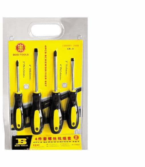 Set 4 șurubelnițe Bosi Tools (BS518904)