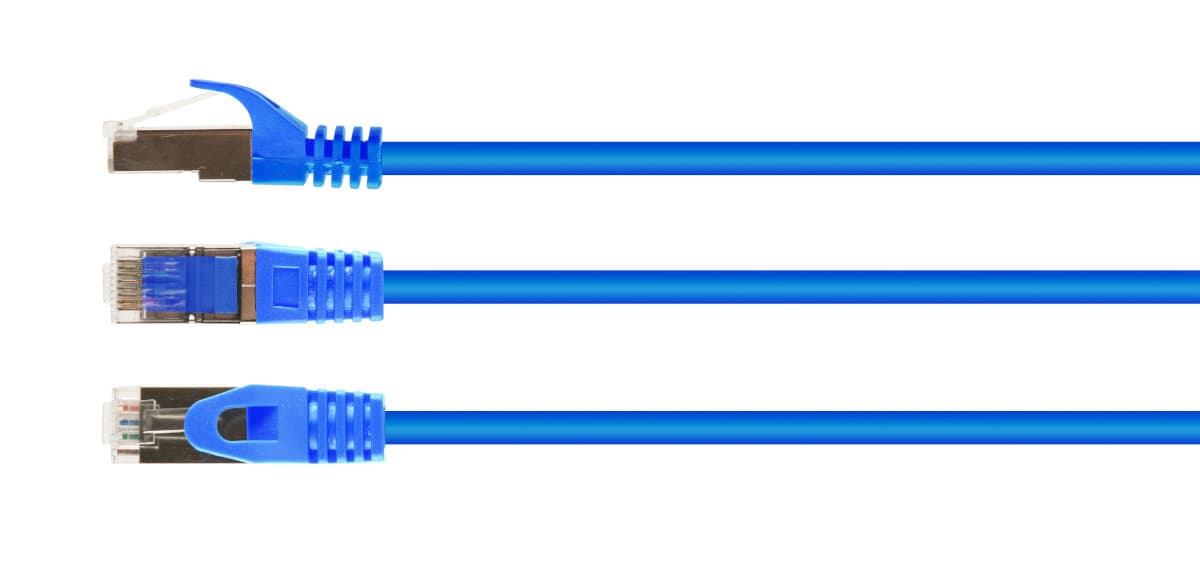 Patchcord Gembird S/FTP Cat6A, albastru, 1 m