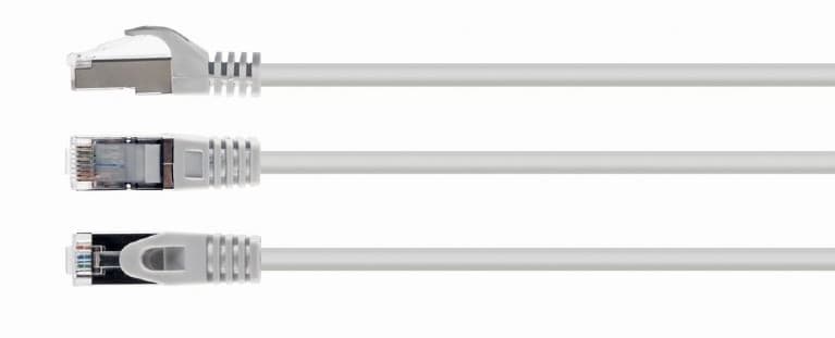 Patchcord Gembird S/FTP Cat6A, alb, 0.25 m